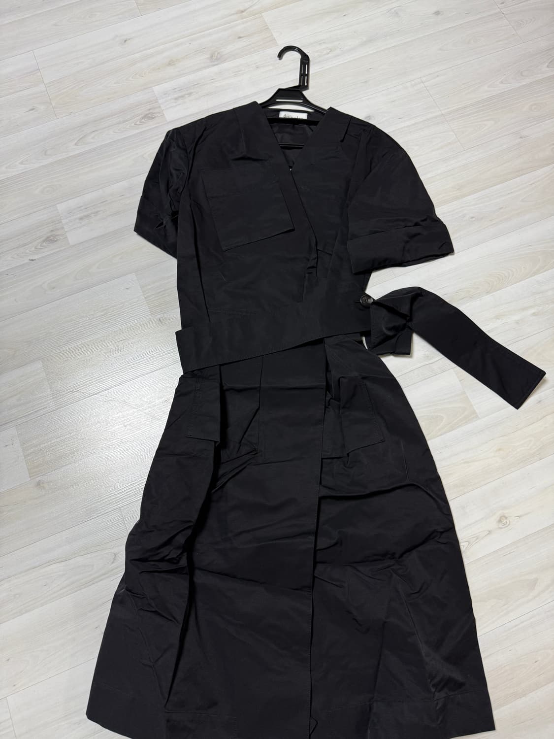 에핑글러 포켓 로브 자켓 블랙 상품이미지9