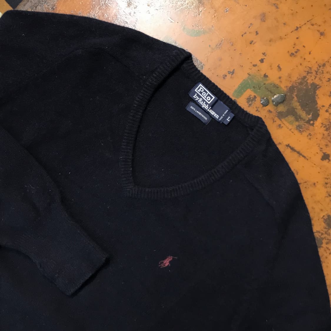 폴로랄프로렌 네이비 울 니트 남성 105 사이즈  상품이미지3