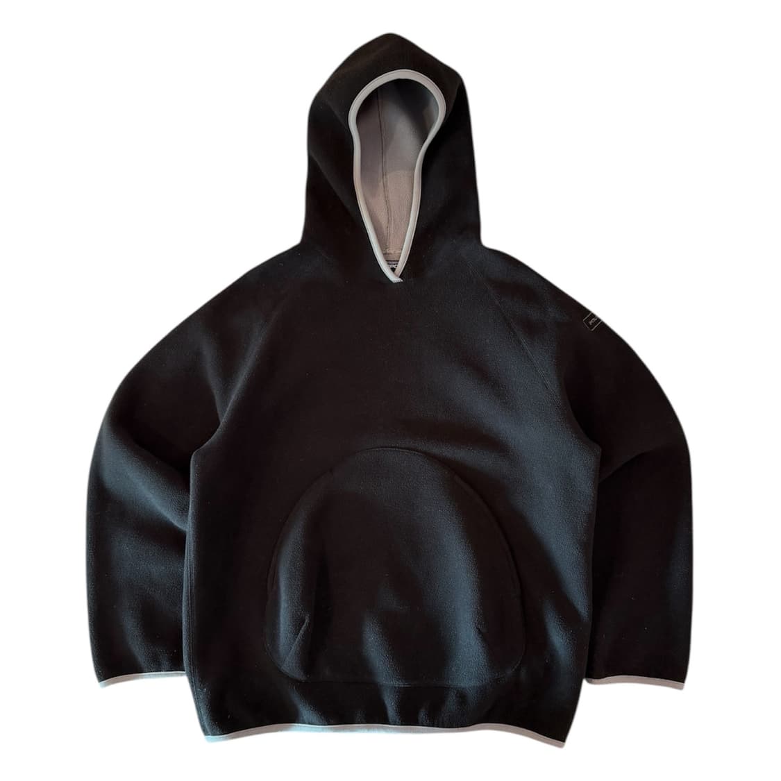 90s 폴로 스포츠 암로고 플리스 후드티 블랙 상품이미지1