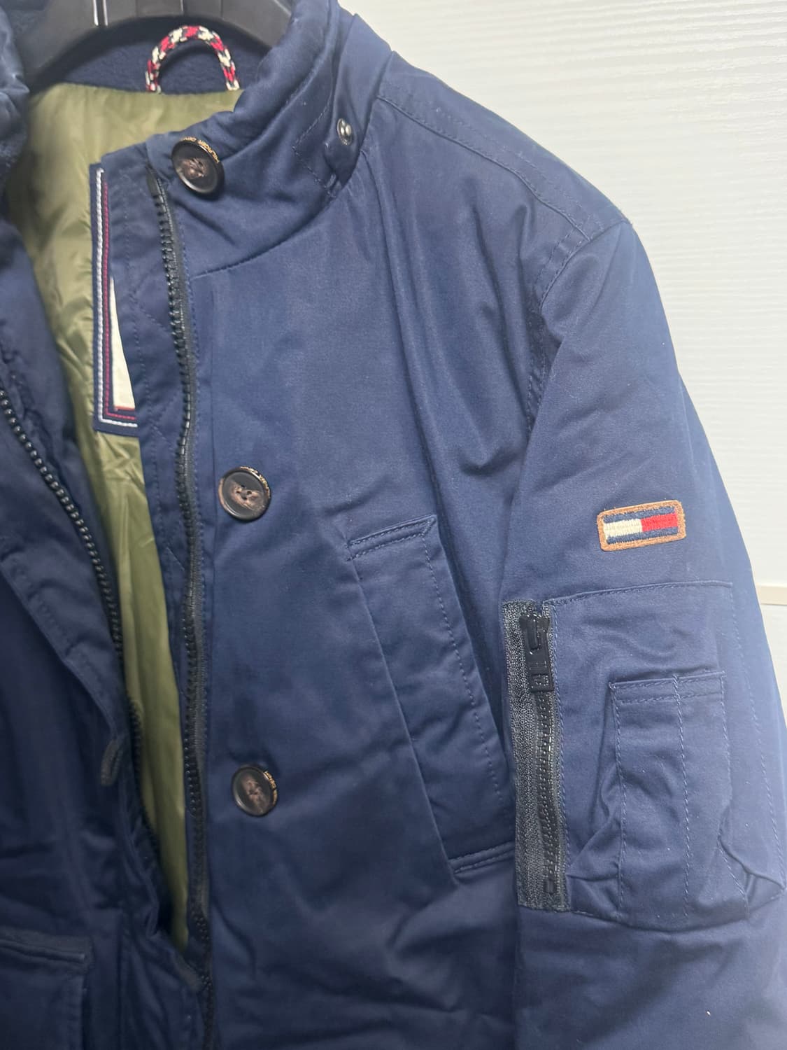 타미힐피거데님 다운패딩 s 후드없음 상품이미지4