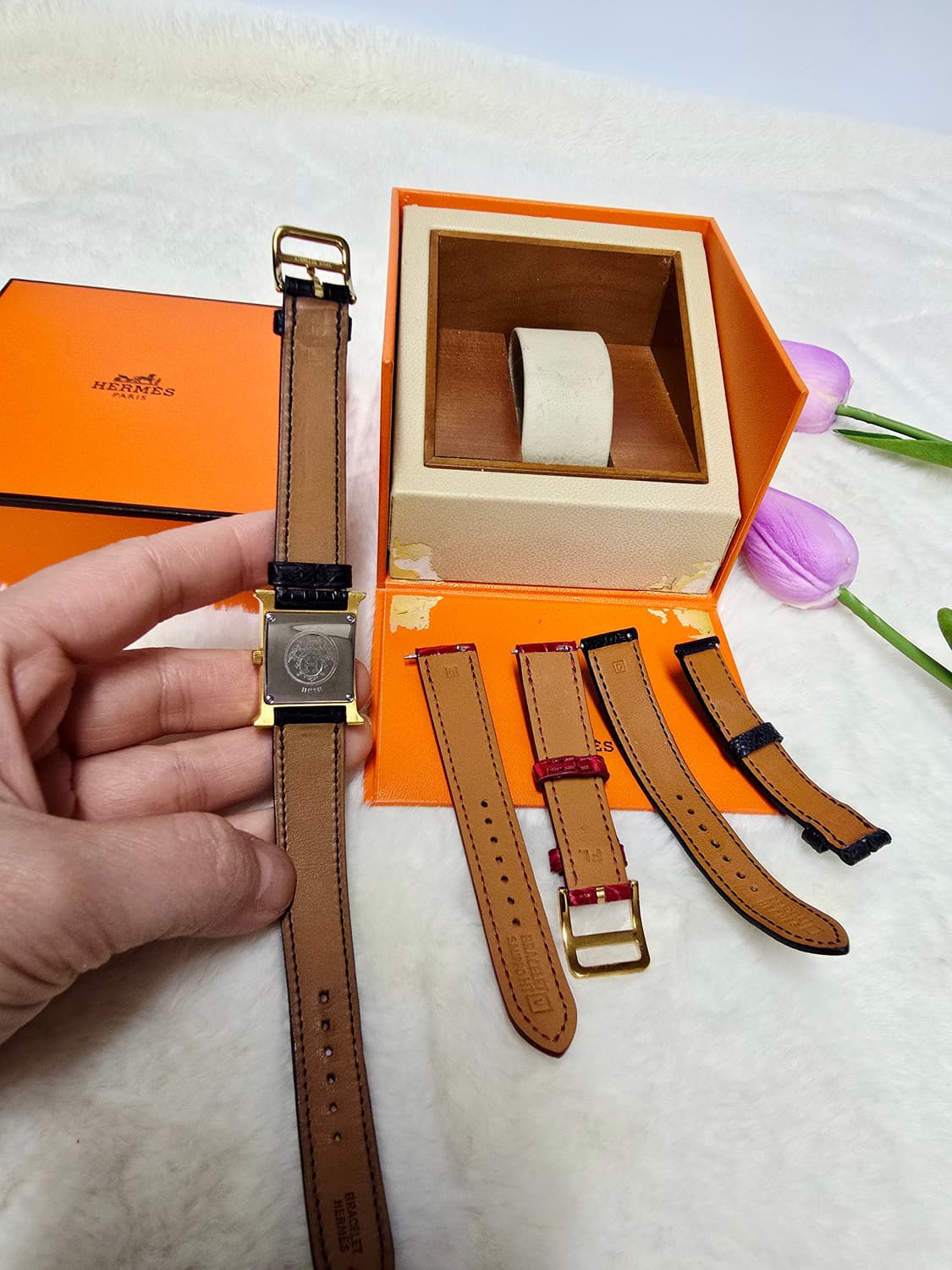 에르메스HH1.210다이아시계 정품 여성용 상품이미지9