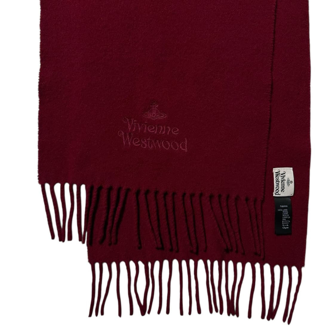 비비안 웨스트우드 ORB로고 울 머플러 목도리  상품이미지1