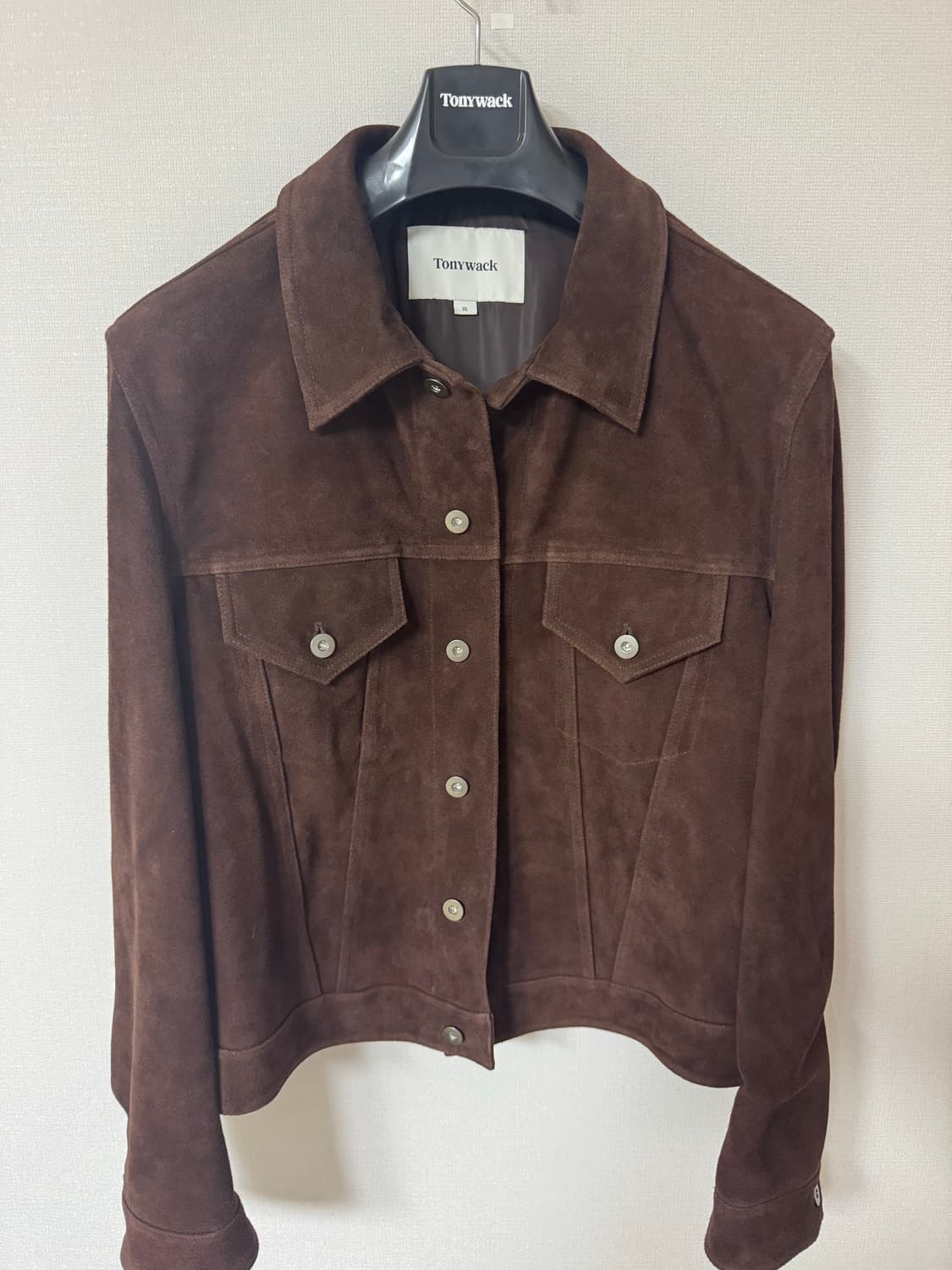 [XL] 토니웩 트러커 스웨이드 자켓 브라운 상품이미지1