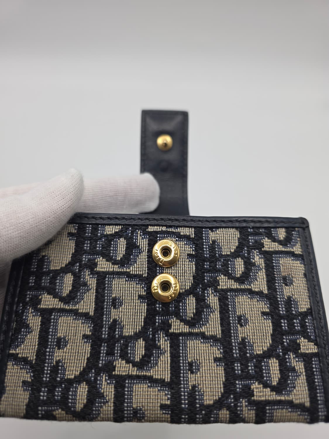 디올 오블리크 자카드 아코디언 카드지갑 상품이미지4