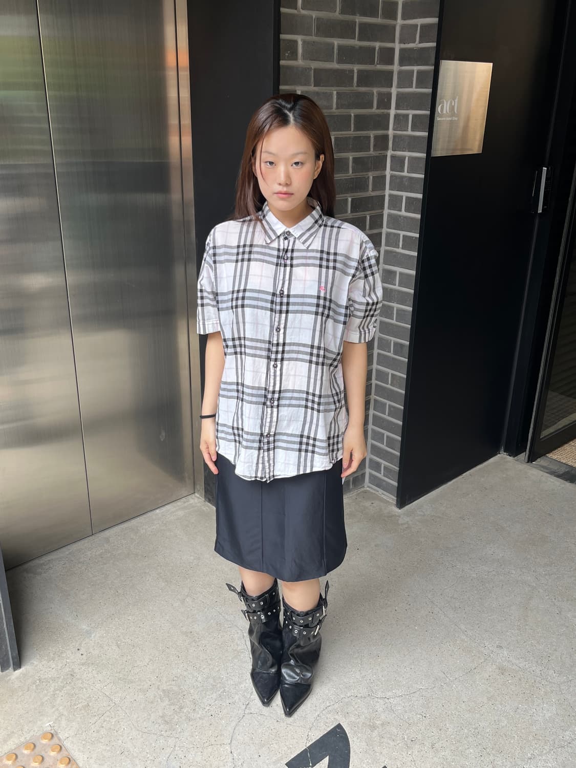 00s Louis Vuitton 루이비통 실크 스커트 상품이미지8