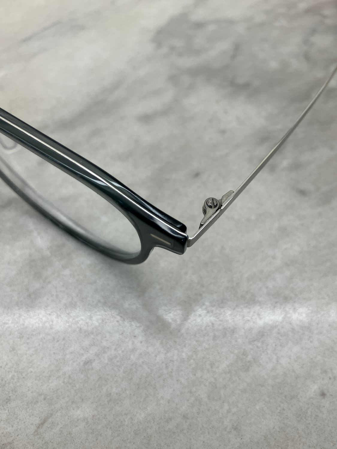 니로 NIRO 실버 딥그린클리어 솔텍스 라운드 메탈테 안경 상품이미지2