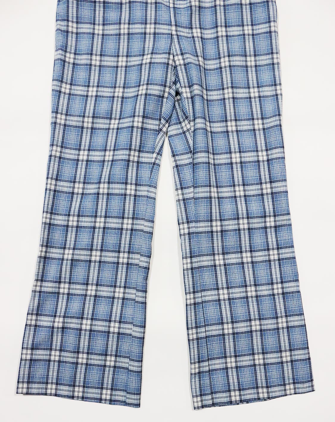 빈티지 블루 체크 부츠컷 팬츠 상품이미지6