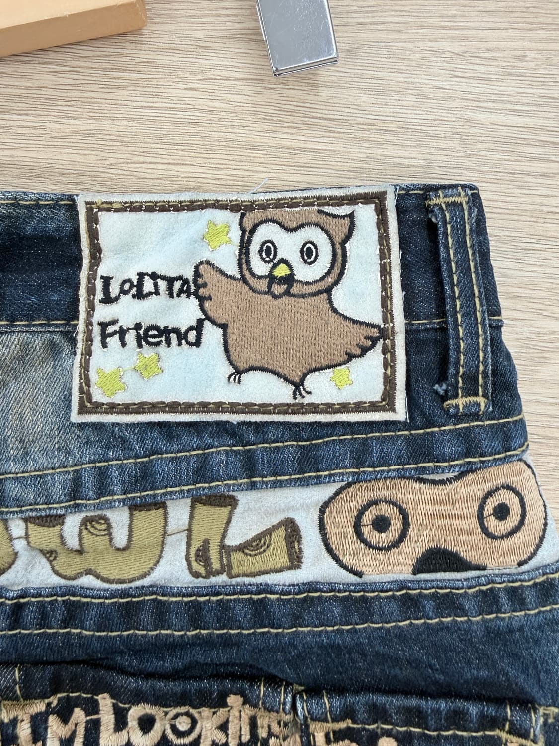 빈티지 Lolita jeans 워싱 데님 팬츠 상품이미지6