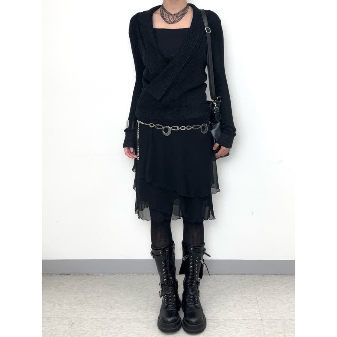 빈티지 블랙 니트 상품이미지2