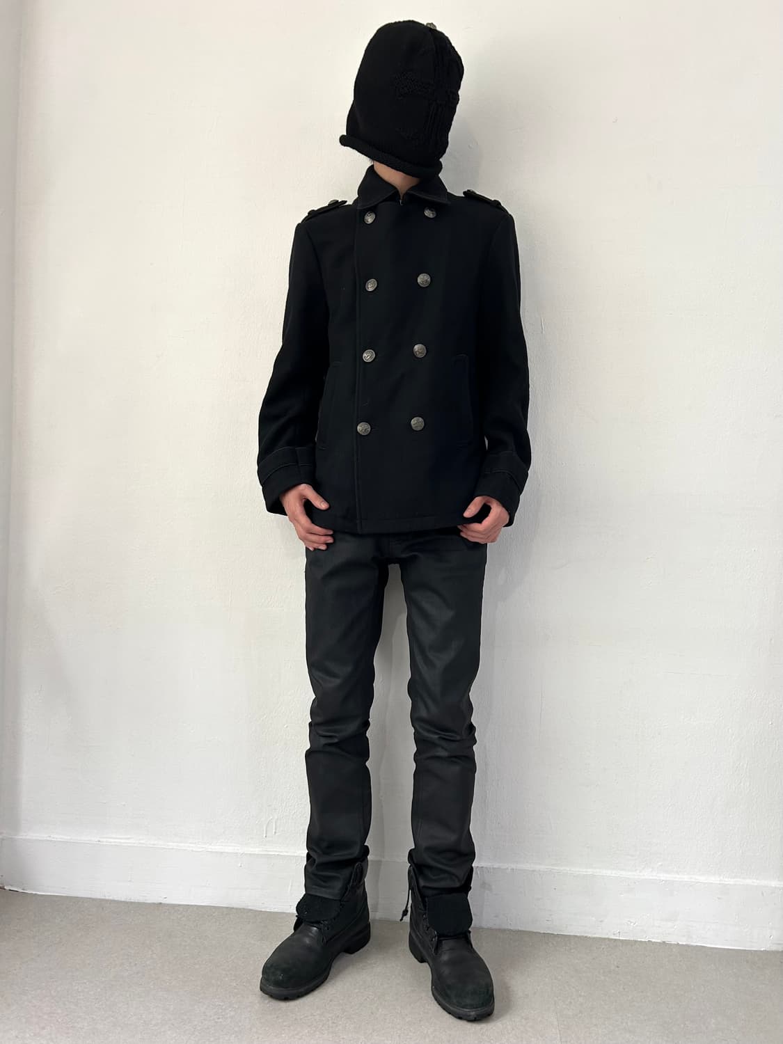 버버리 나폴레옹 울 자켓 블랙 상품이미지2