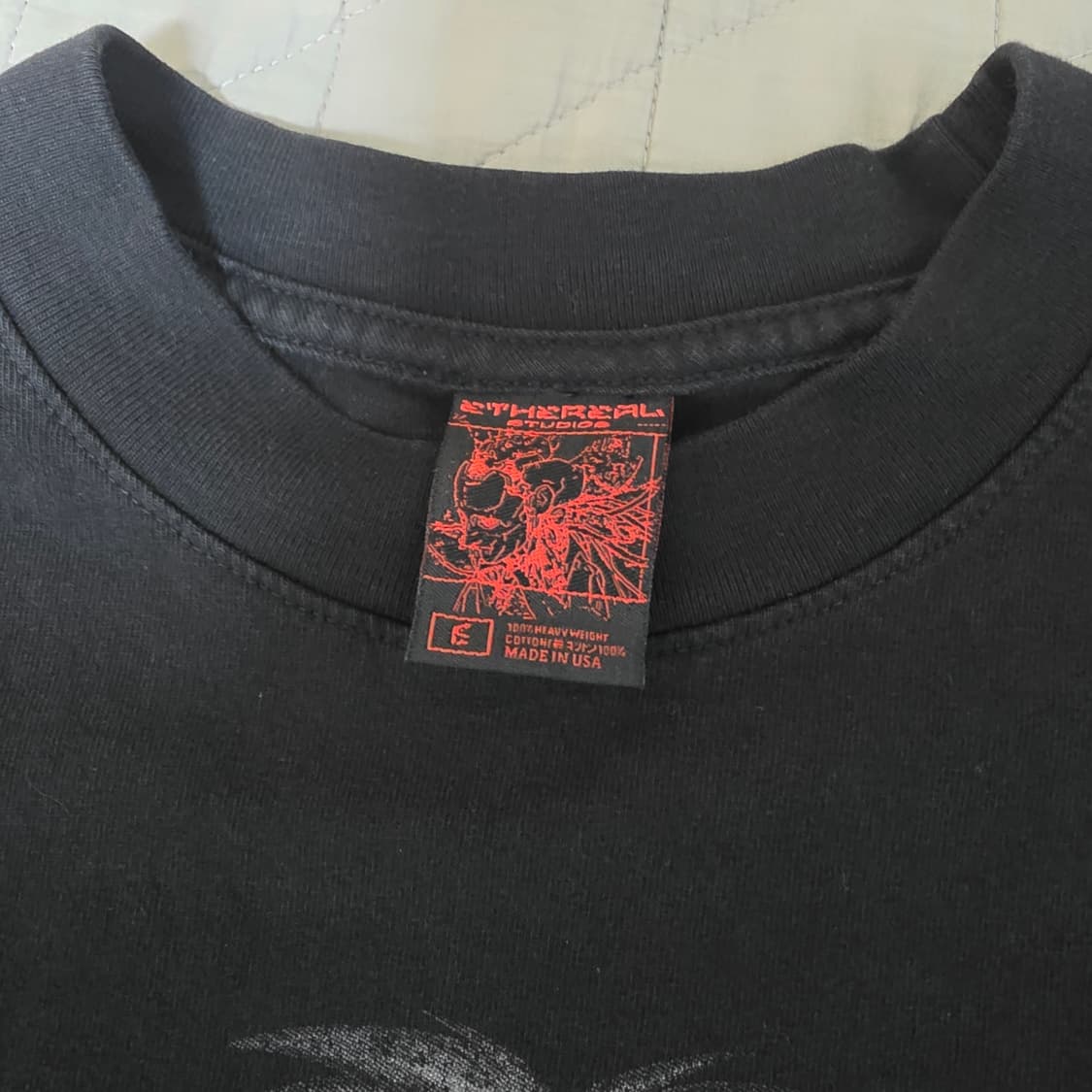 [XL] 공각기동대 부틀렉 이더리얼 스튜디오 흑백 블랙 티셔츠 상품이미지7