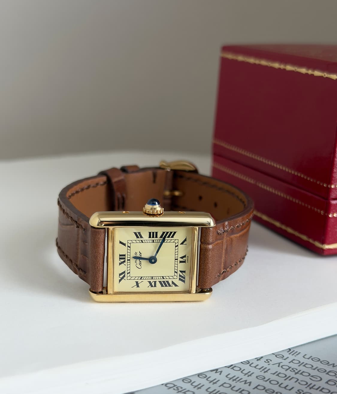까르띠에 머스트 탱크 시계 상품이미지5