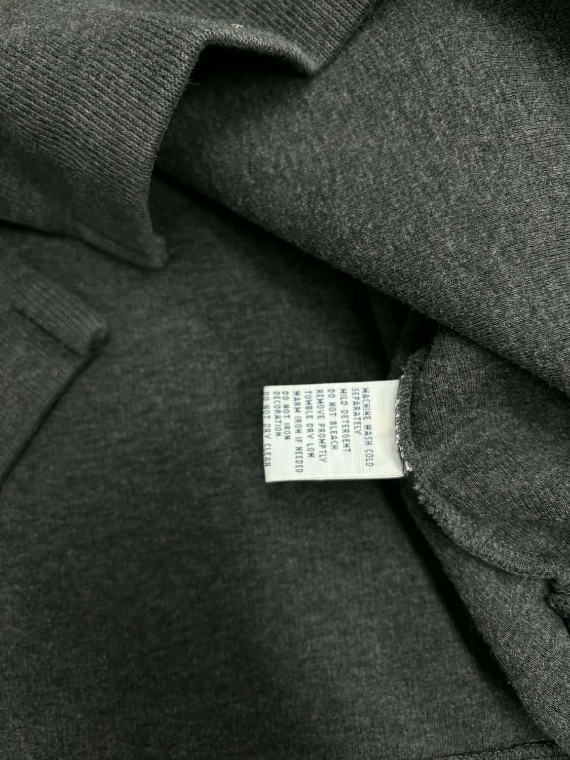 [L] 폴로 랄프로렌 차콜 그레이 하프 집업 니트 상품이미지4