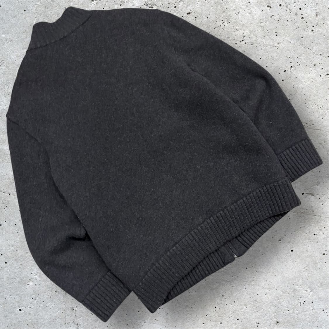 [105] 라코스테 울 케이블 니트 가디건 다크그레이 B938 상품이미지2