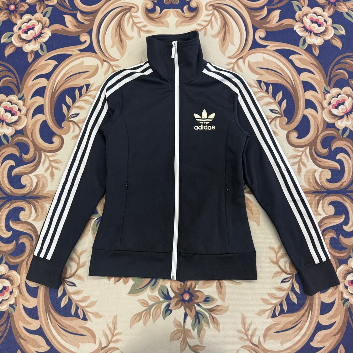 (우먼즈S)아디다스 Adidas 유로파 트랙탑 져지(블랙,검흰) 상품이미지1