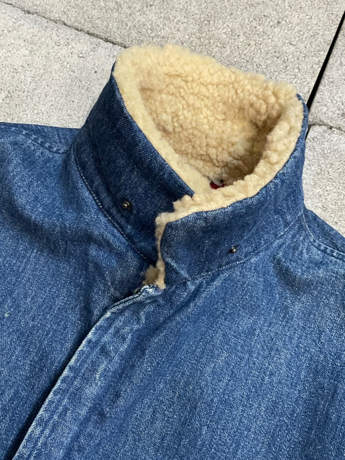 폴로 랄프로렌 G-1 데님 시어링  자켓 상품이미지4