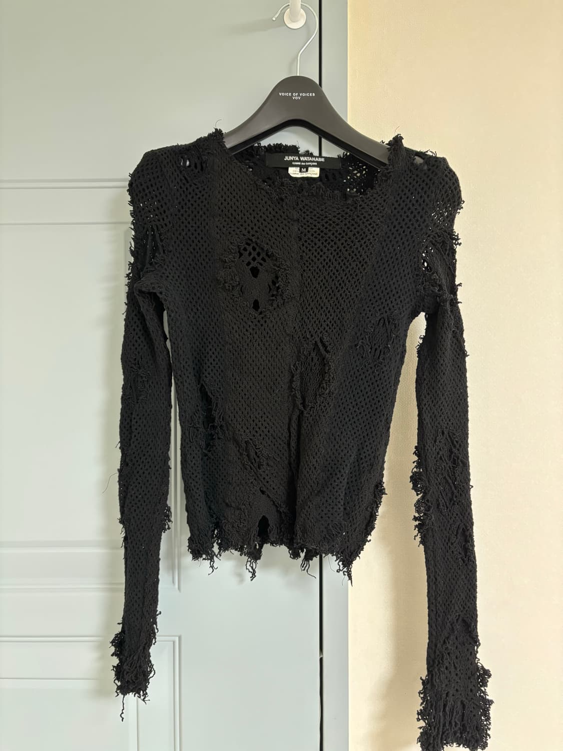 Junya watanabe x 꼼데가르송 데미지니트 상품이미지1