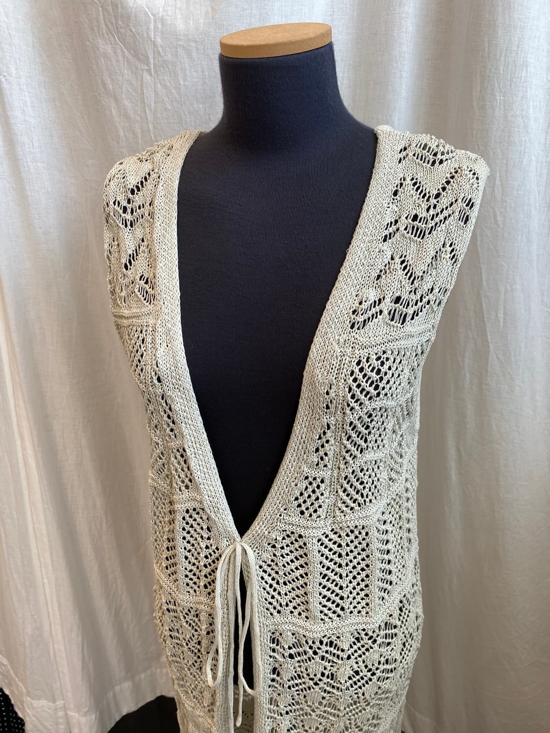 DIRZ 베이지 롱베스트자켓(M) 상품이미지2