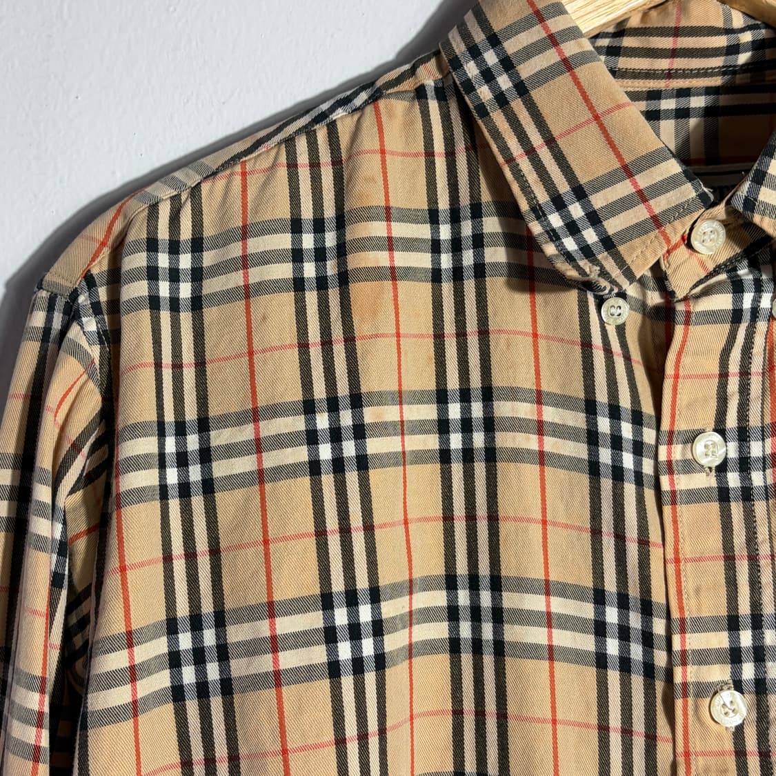 버버리 빈티지 노바 체크 셔츠 (무료배송) 상품이미지2