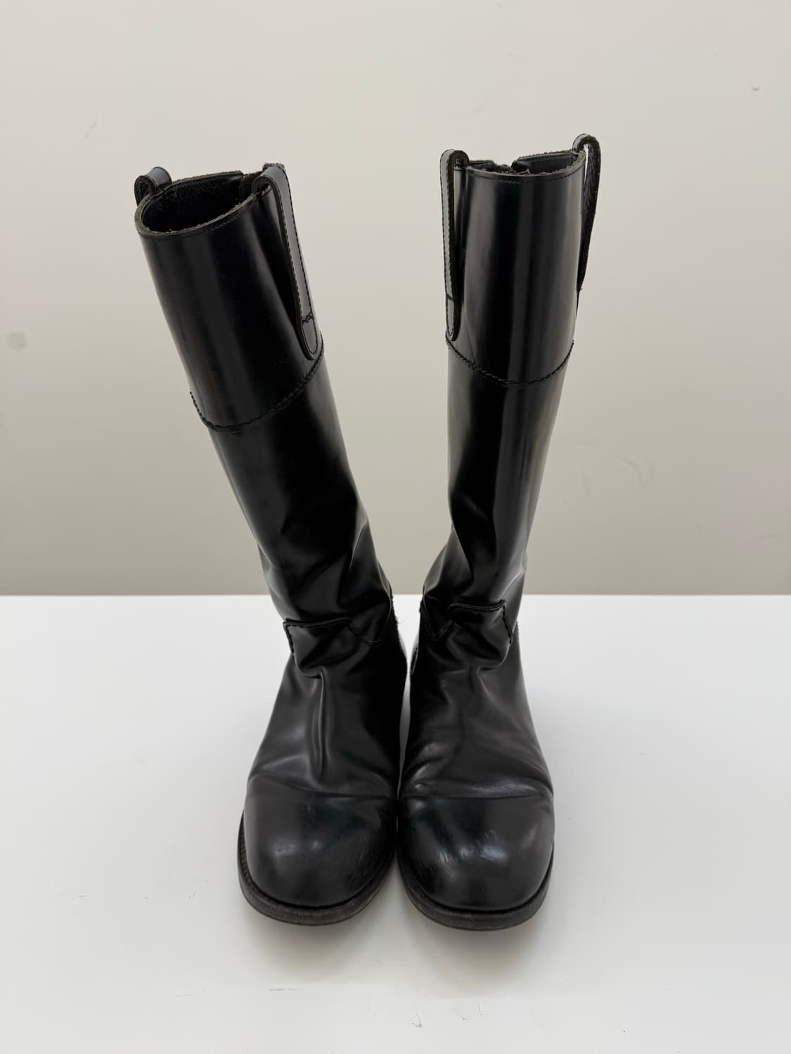 준야 와타나베 whole cow leather long boots  상품이미지2