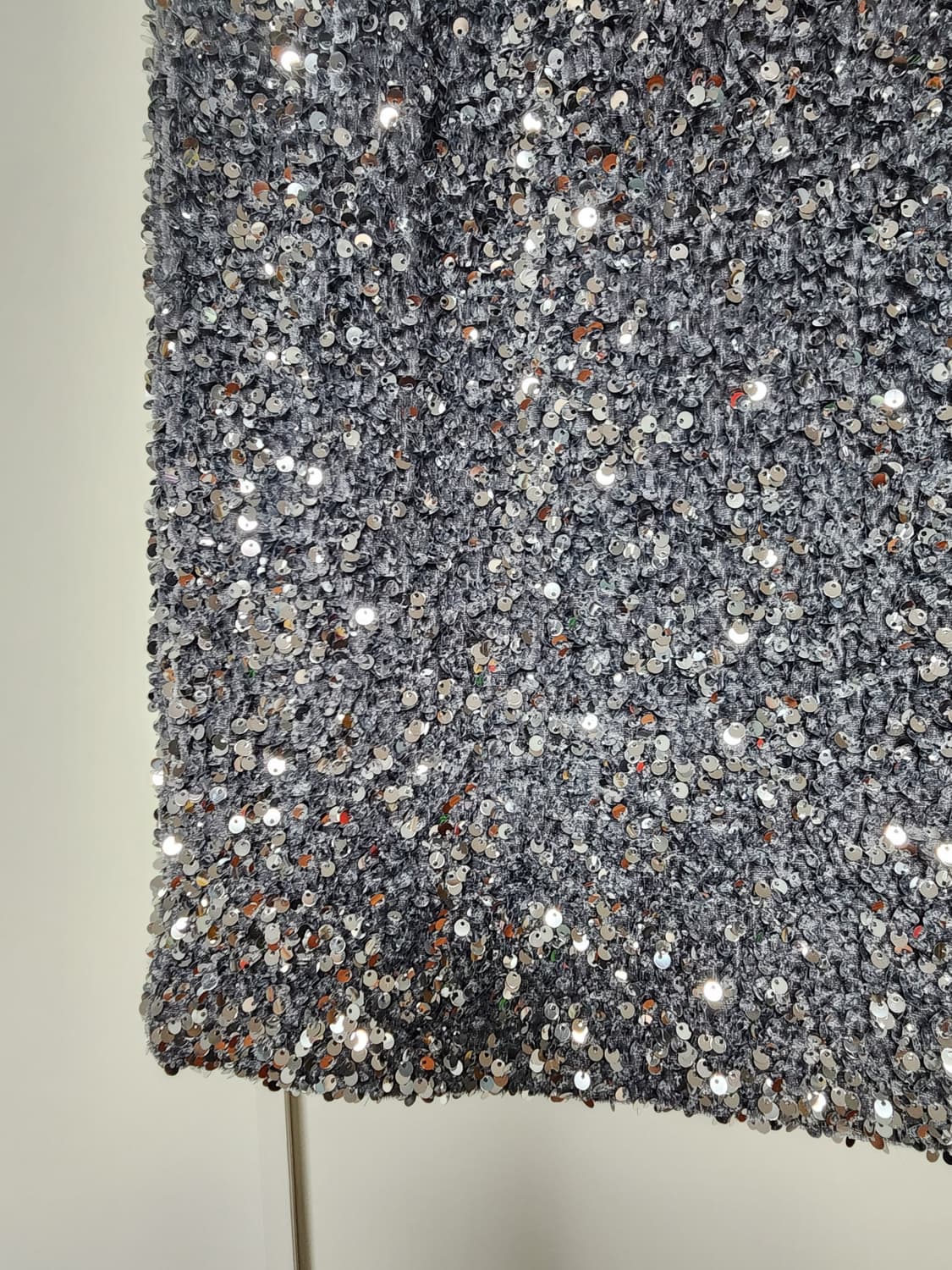 스팽글 스커트 실버 상품이미지2