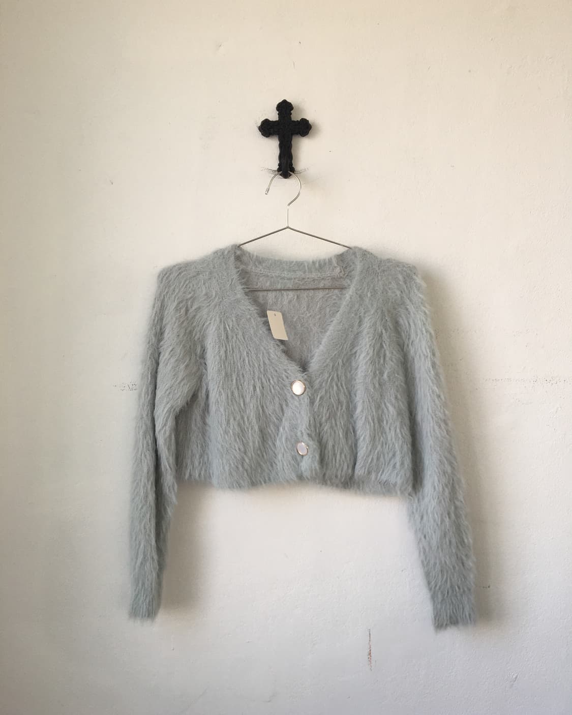 Fluffy knit cardigan 상품이미지2