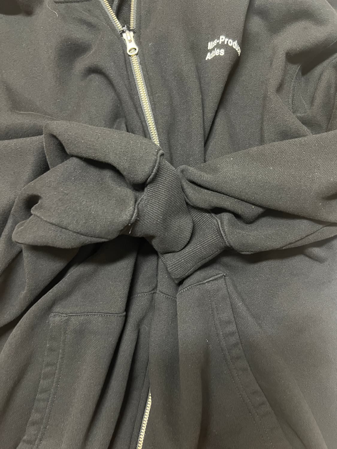 MPa HOOD ZIP UP (BLACK) 상품이미지4