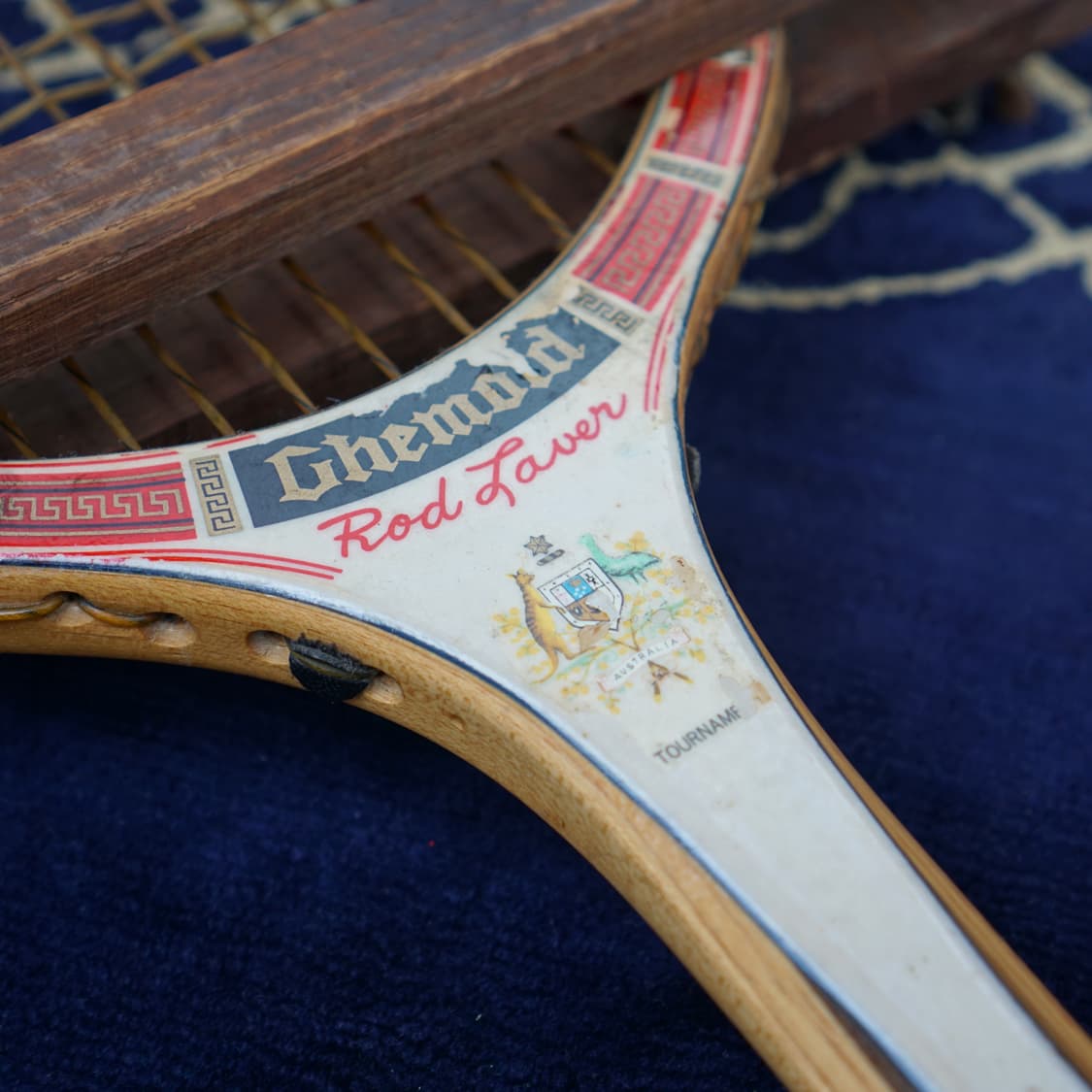 빈티지 소품 USA 우드 테니스 라켓  상품이미지4