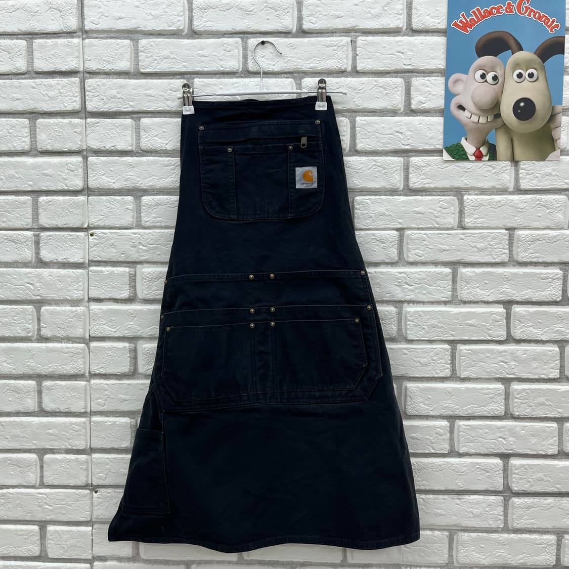 칼하트 펌 덕 에이프런 블랙 앞치마 상품이미지1