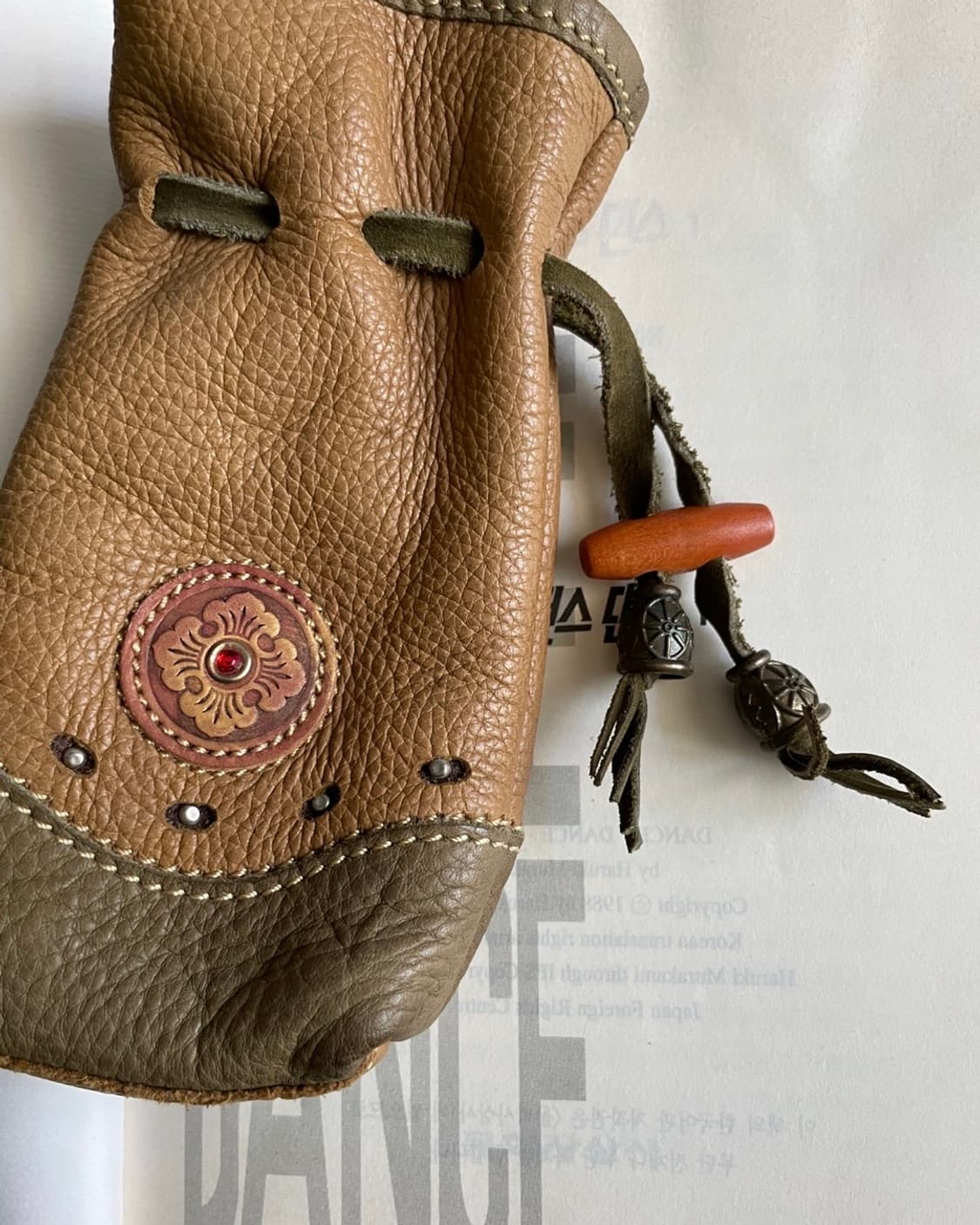  [hand made] leather pouch bag 상품이미지5