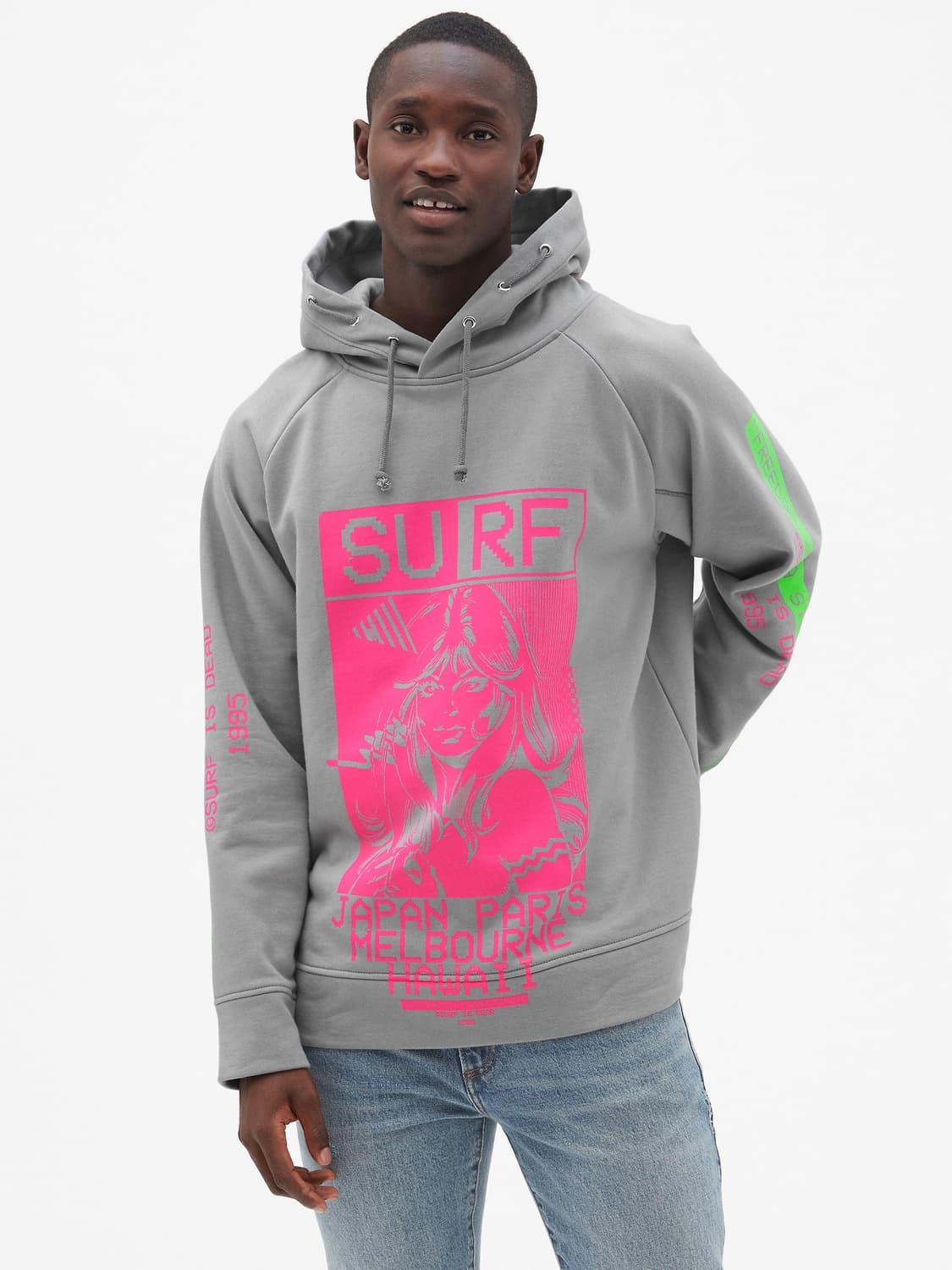 갭 GAP SURF IS DEAD 콜라보 협업 후드티 후디 남녀공용 상품이미지3