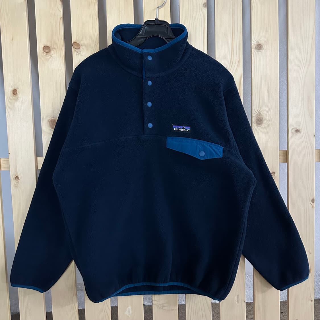 (S~M) 파타고니아 신칠라 네이비 후리스 플리스 반집업 상품이미지1
