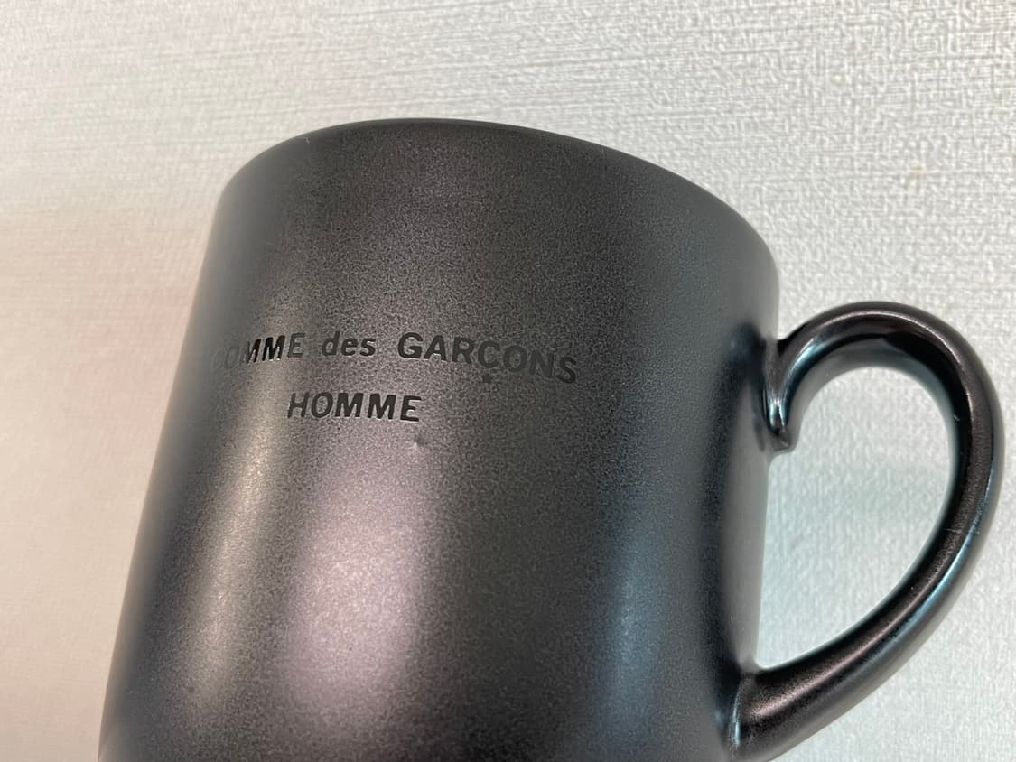 꼼데가르송 옴므 90s 머그 컵 블랙 1번 AD1990 상품이미지3