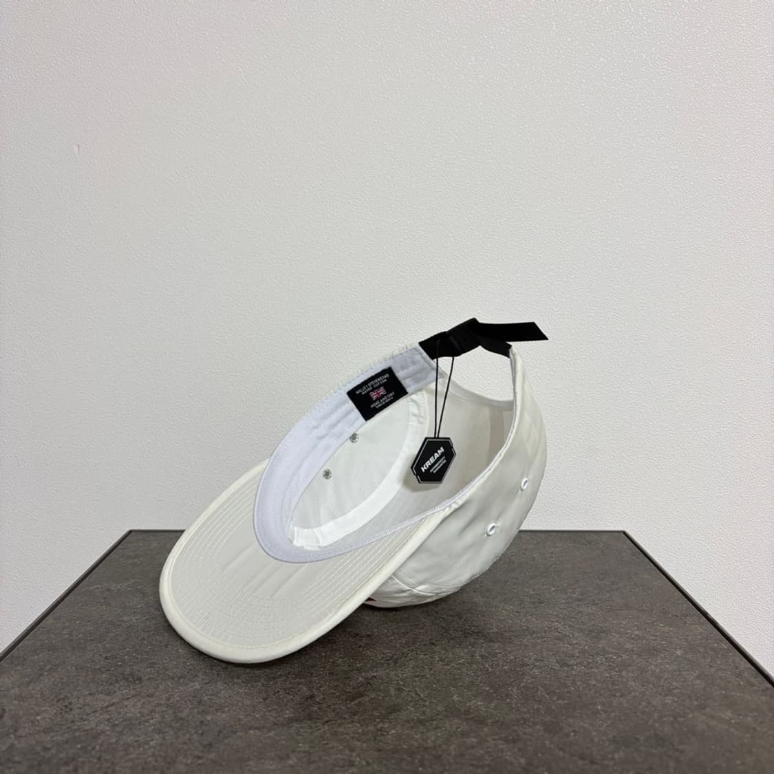 (OS) 슈프림 박스로고 캠프캡 모자 왁스드 립스탑 화이트 상품이미지6