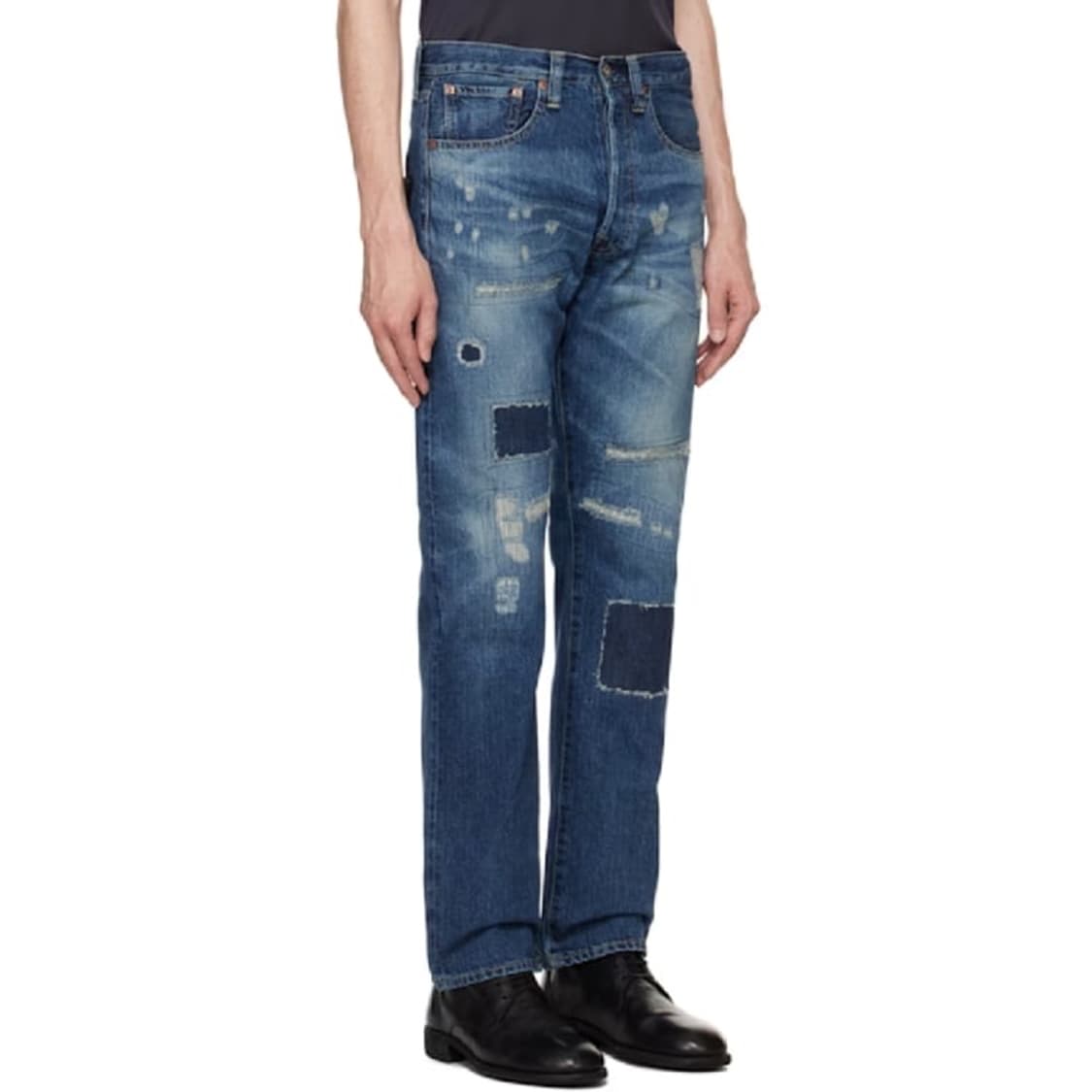 준야와타나베 패치 데님 상품이미지2