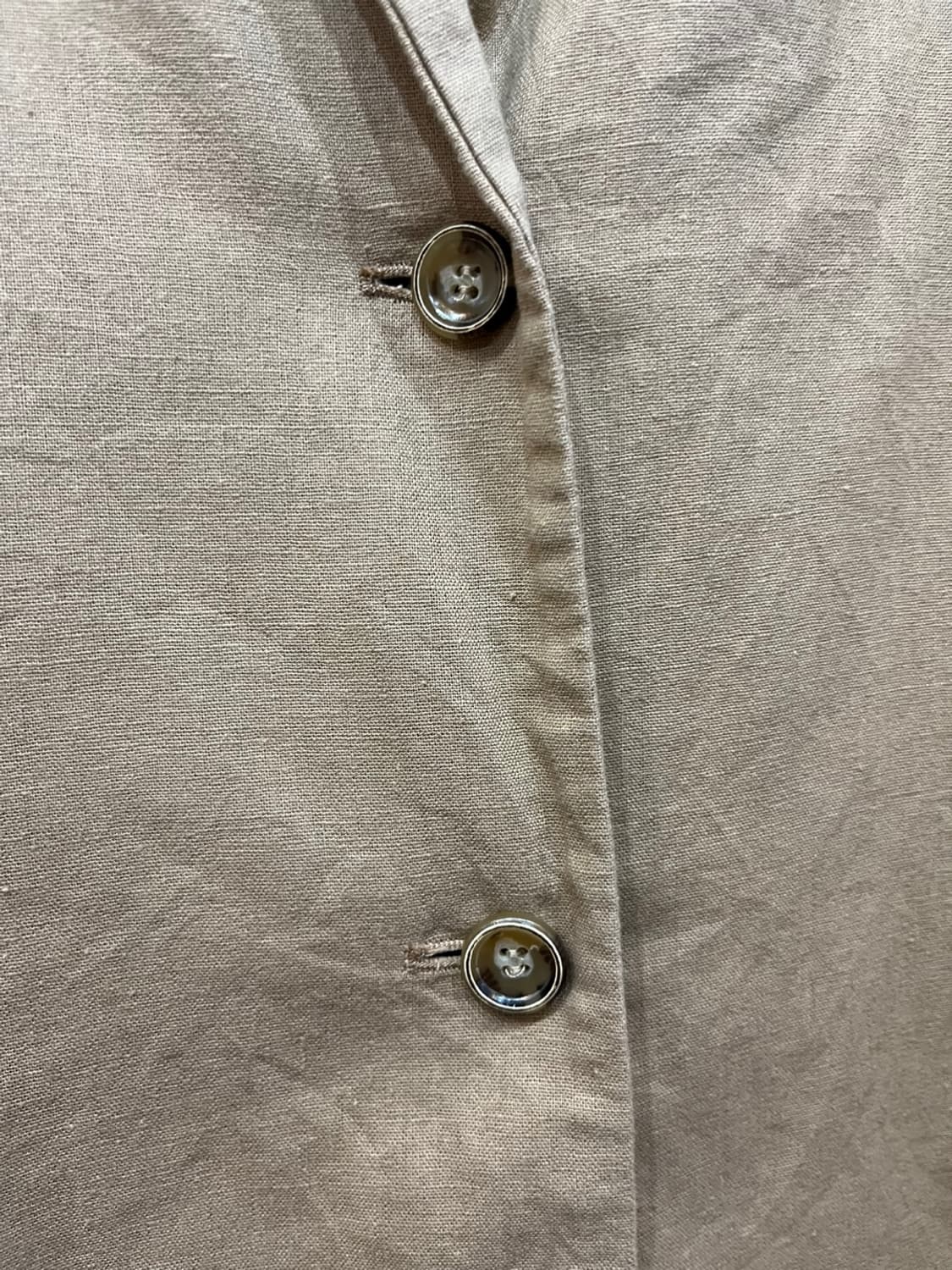 어스뮤직 JPN 네추럴라벨 린넨 블렌드 롱자켓 상품이미지5