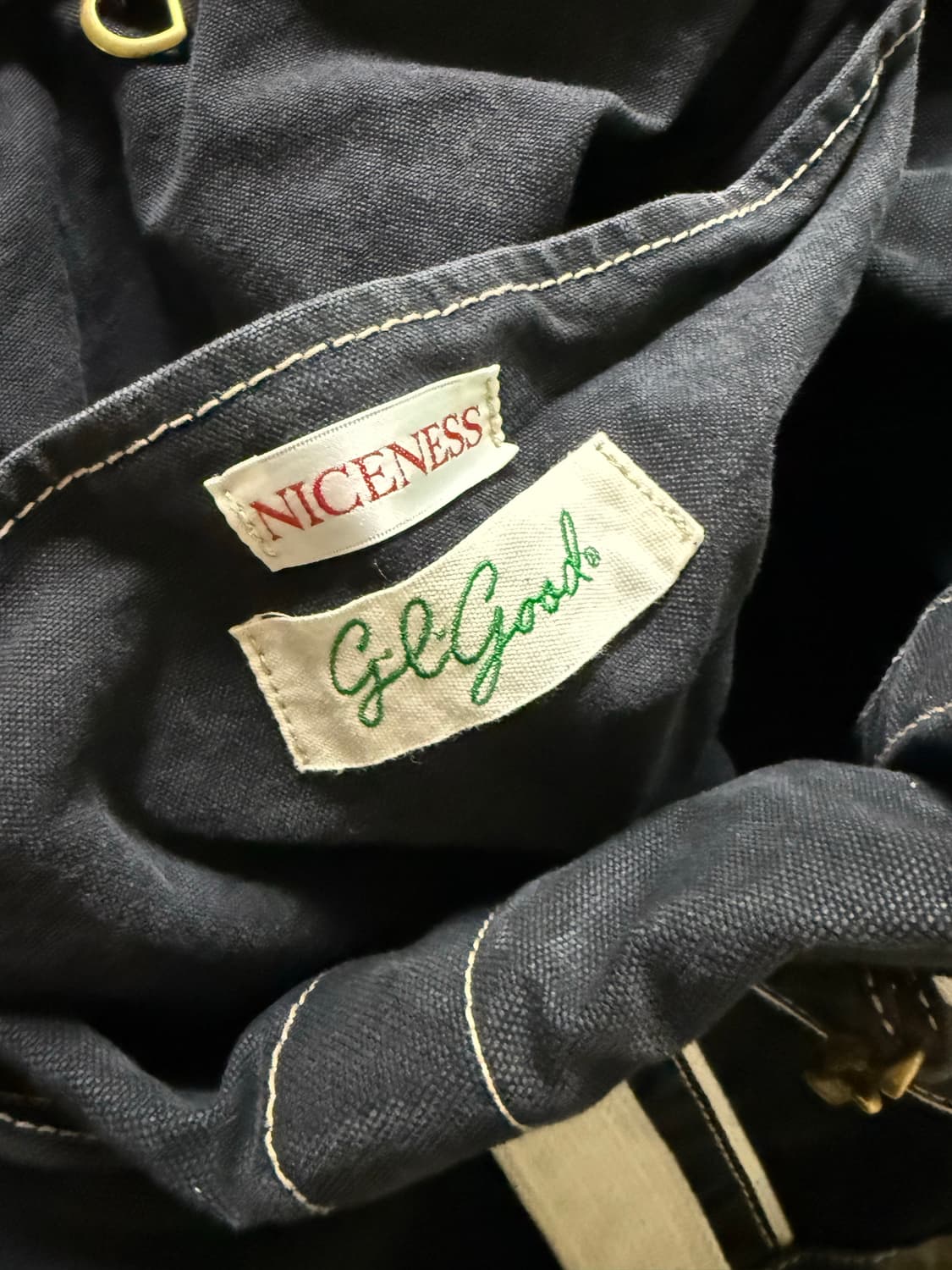 나이스네스 L.Lesh 숄더 토트백 블랙 상품이미지4