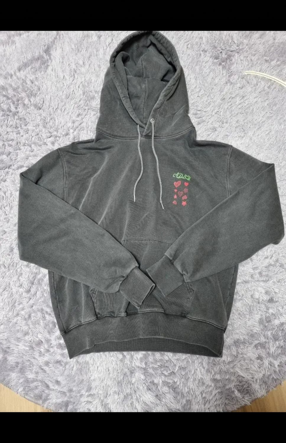 앤더슨벨   에센셜 하트 카드 후디 상품이미지1