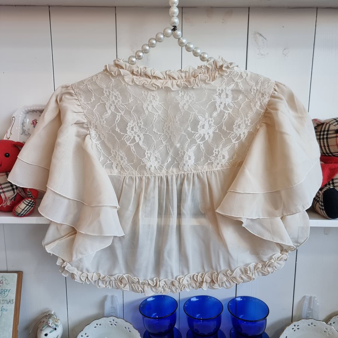 레이스 프릴 쉬폰 볼레로 상품이미지4