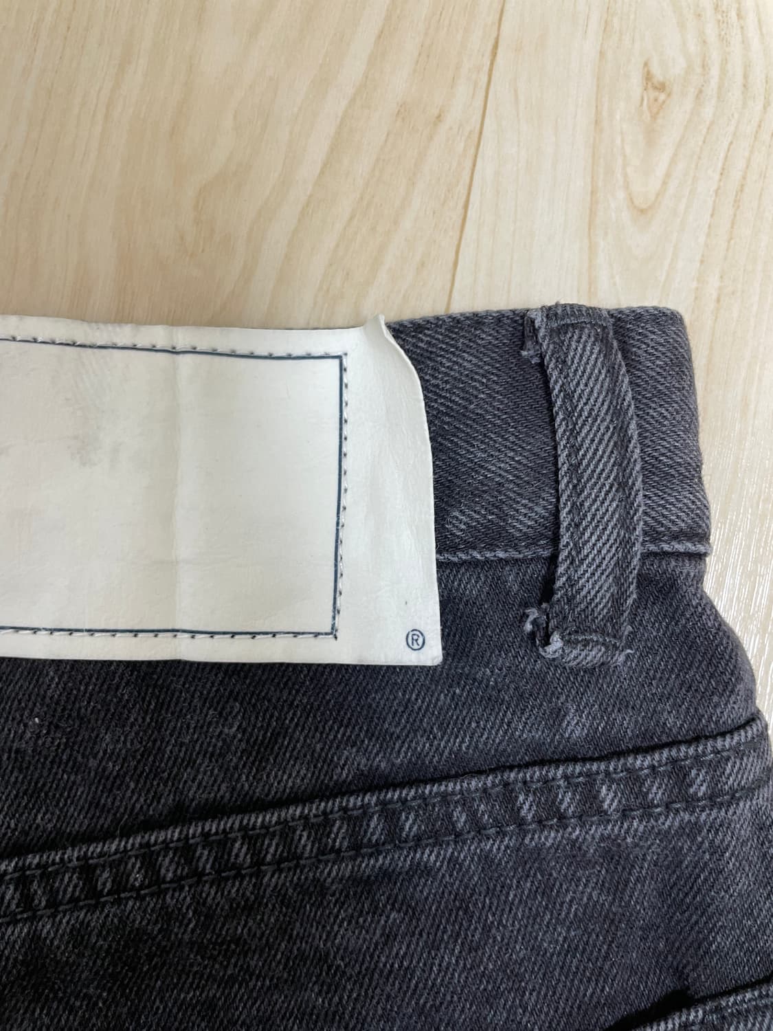 디스이스네버댓 데님 반바지 블랙 s 상품이미지4