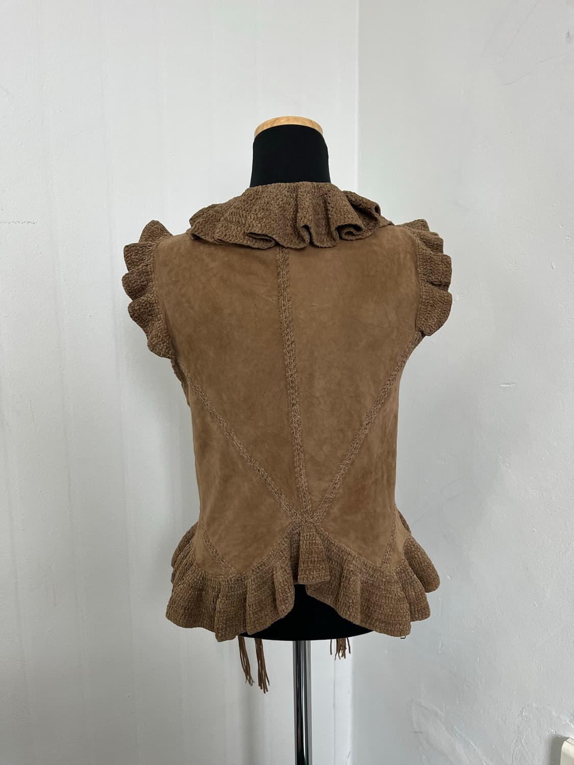 Polo ralph lauren sheep suade vest 상품이미지3