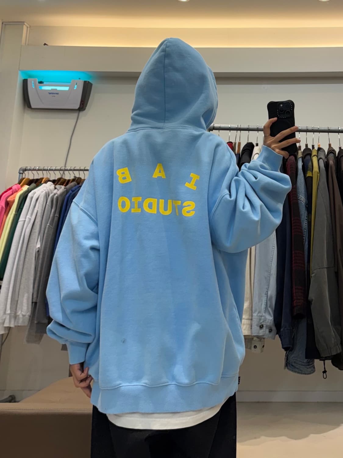 아이앱 스튜디오 후드 스카이블루 레몬 상품이미지6