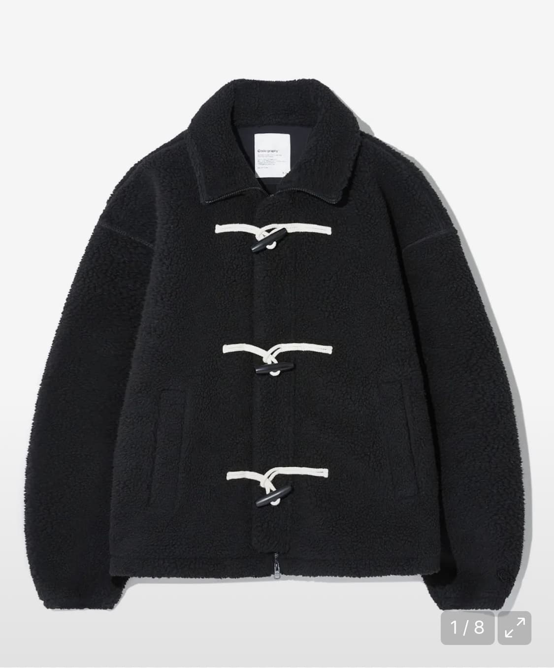 헤비보아 CGP 더플 플리스 점퍼_블랙 상품이미지1