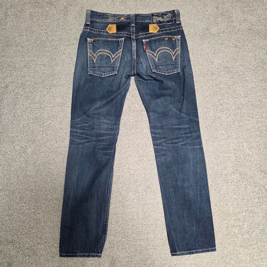 일본제 Edwin 웨스턴 데님 팬츠 31-32 상품이미지1