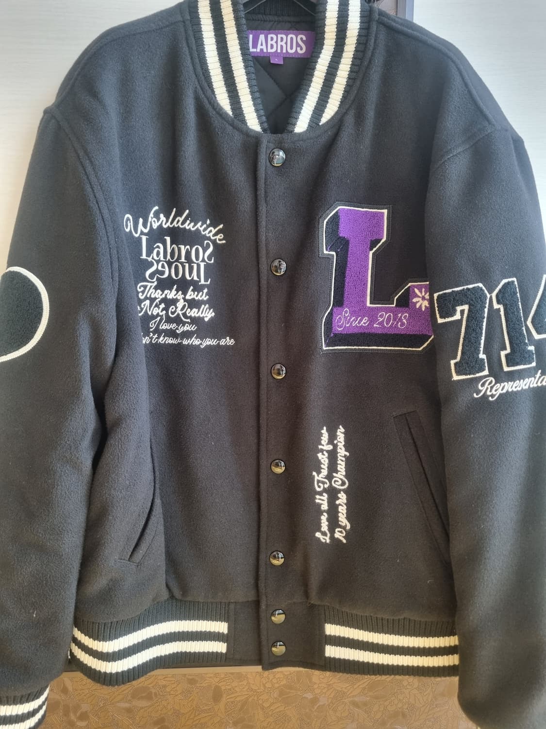 라브로스 (Labros) 10주년 바시티 자켓 상품이미지2