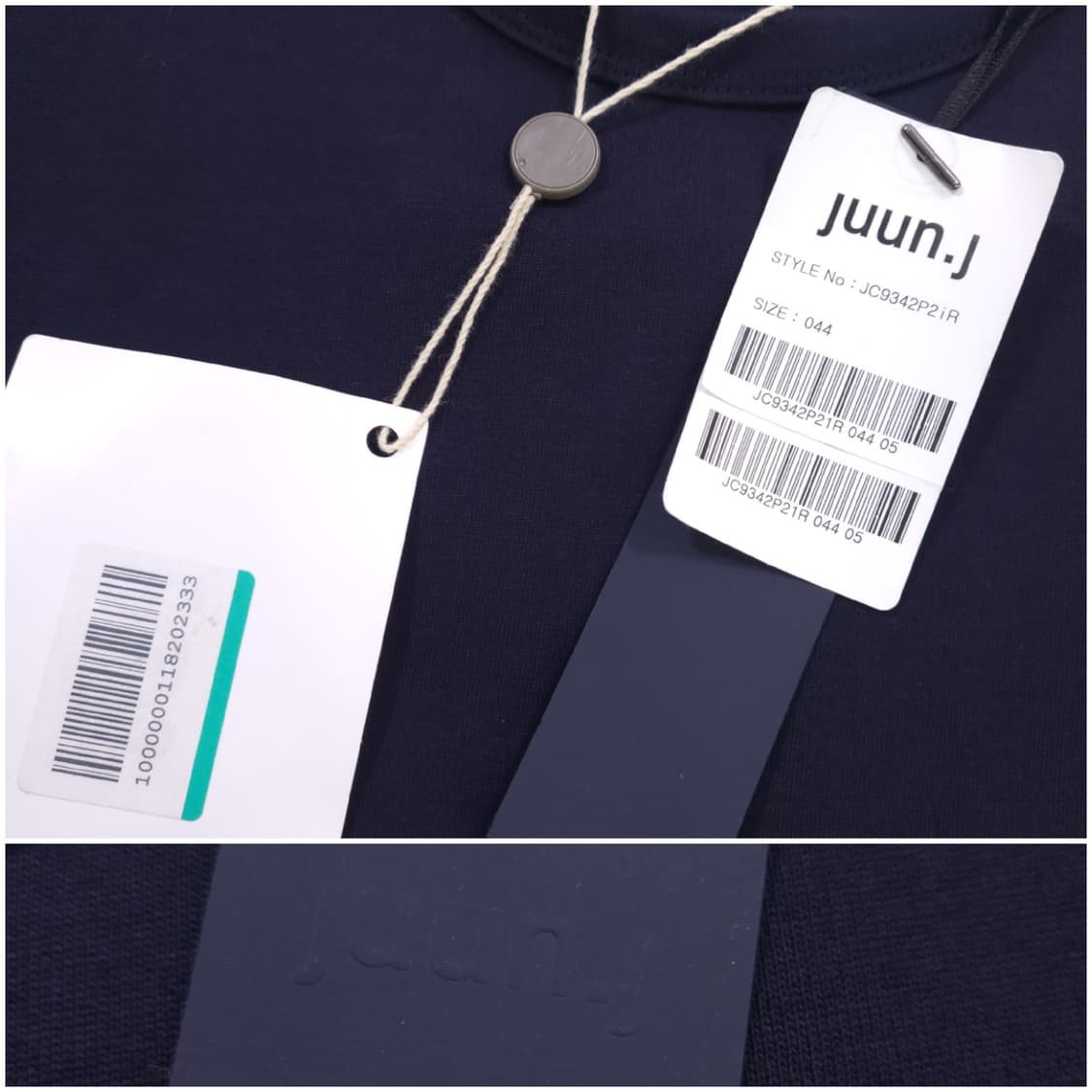 [정품/새상품] 준지(Juun.J) 19SS 백로고 오버핏 반팔티 100 상품이미지8