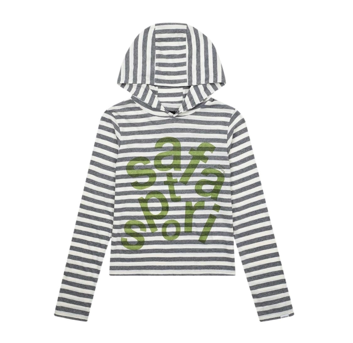사파리스팟 스트라이프 보더 후드 티셔츠 1/2 상품이미지1