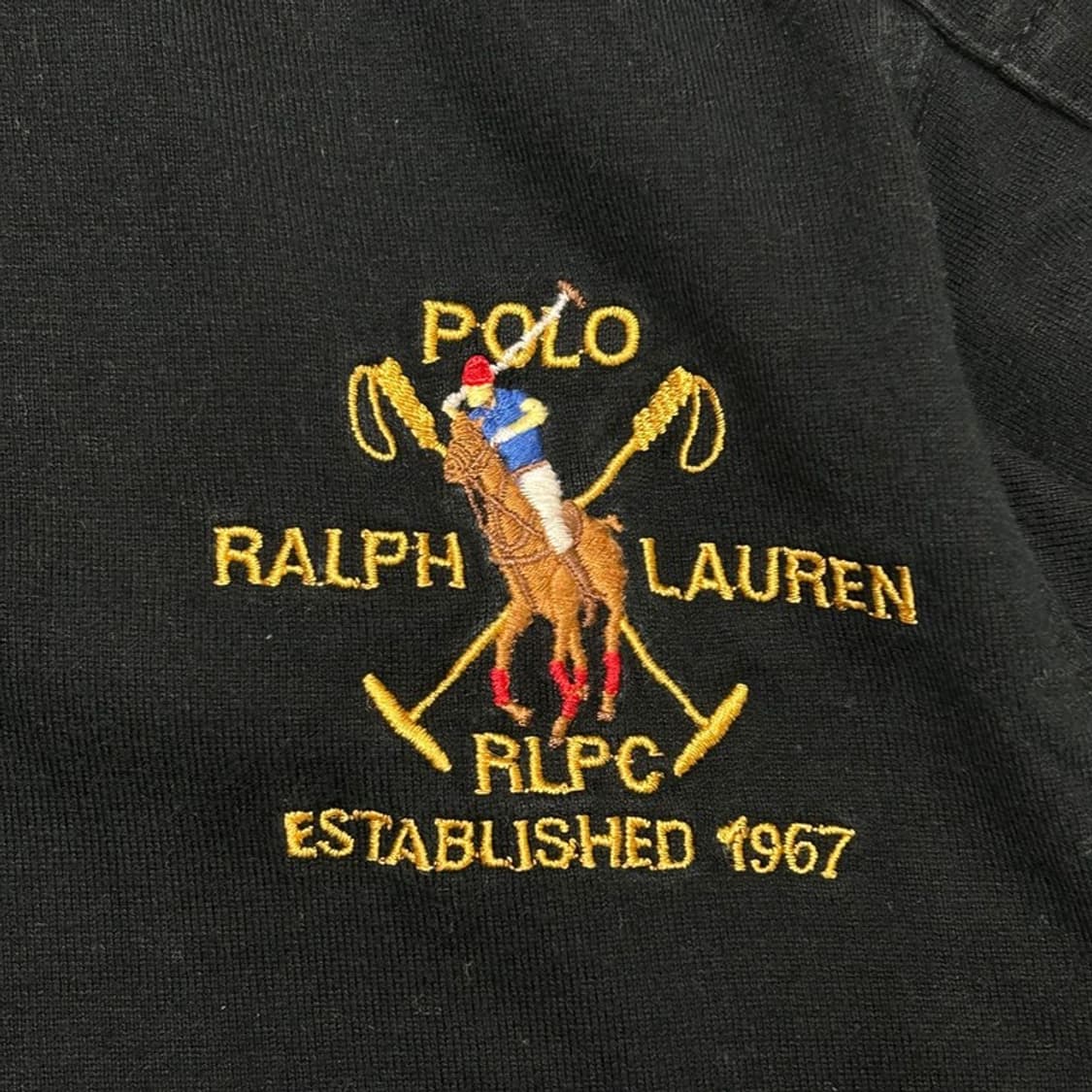 폴로랄프로렌 pk 블랙 럭비 셔츠 M 상품이미지2