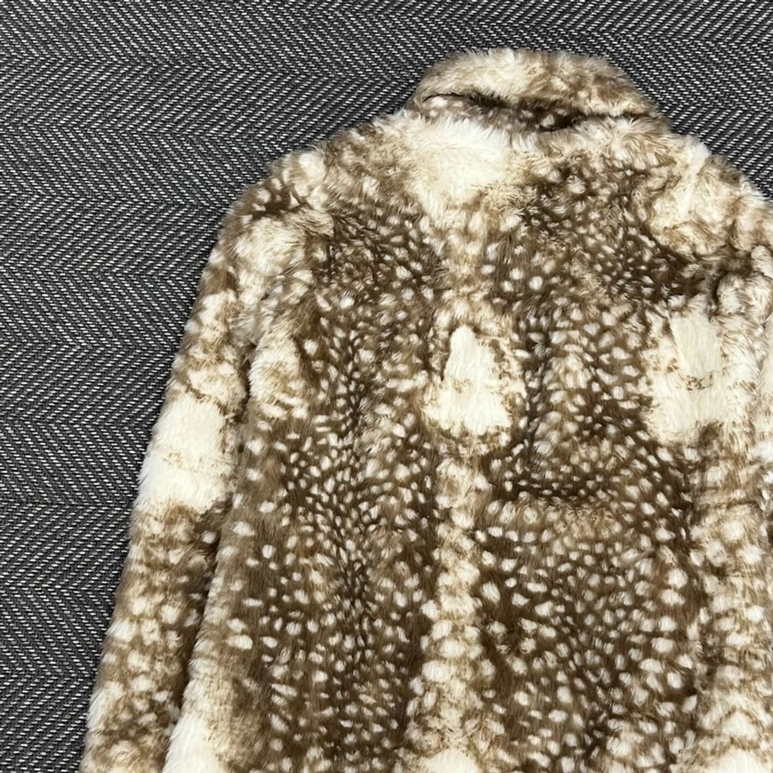 갸루 펑크 퍼 코트 v1179 상품이미지5