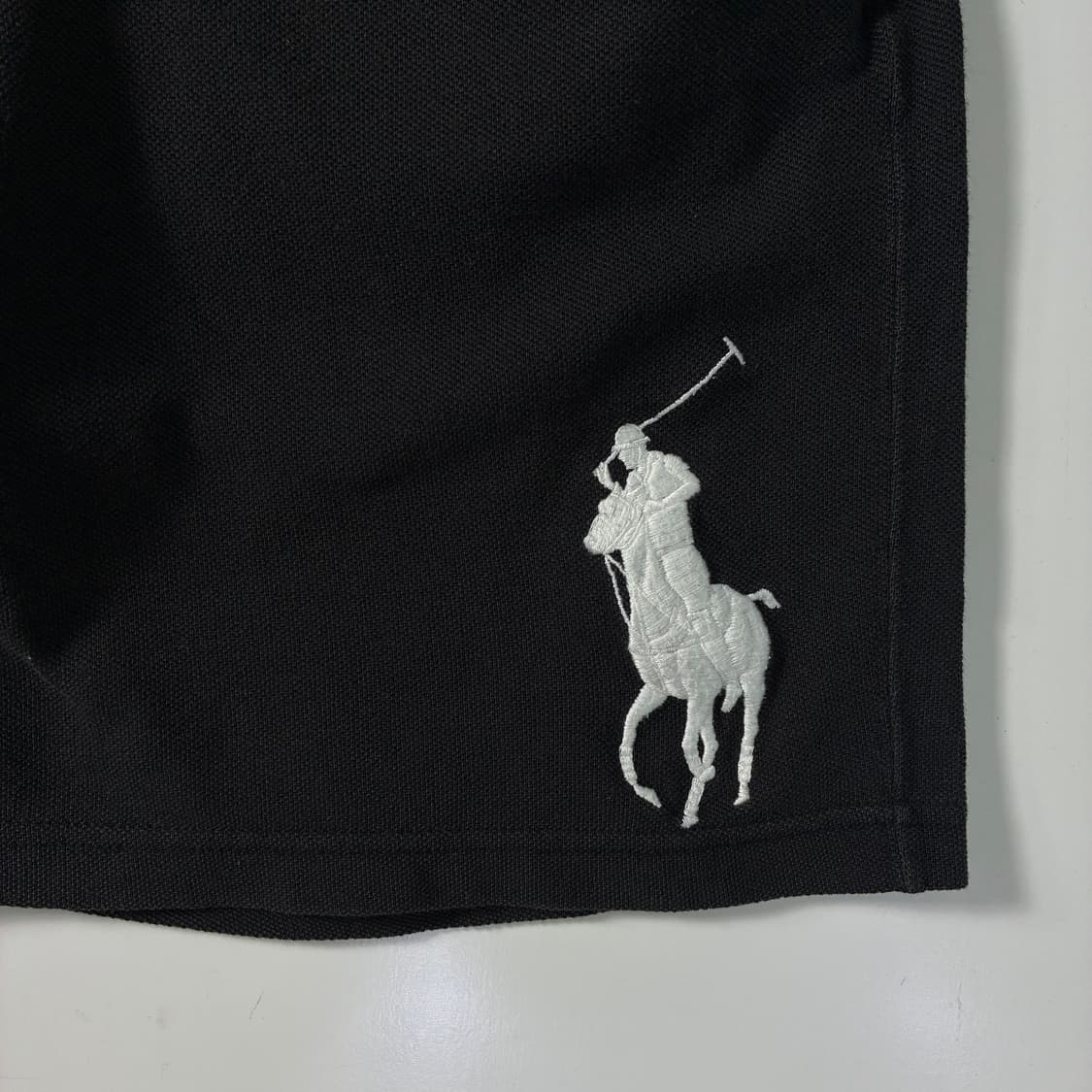 Polo  폴로 랄프로렌 빅포니 코튼 블랙 하프팬츠  상품이미지2